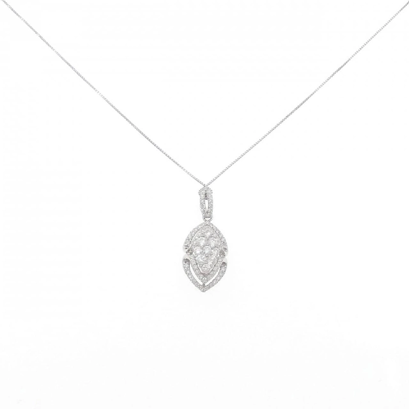 K18WG Dây chuyền kim cương 0.78CT - Hàng hiệu Chính hãng 861338