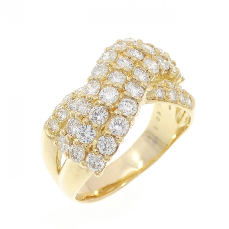 Nhẫn kim cương K18YG 1.63CT 665526