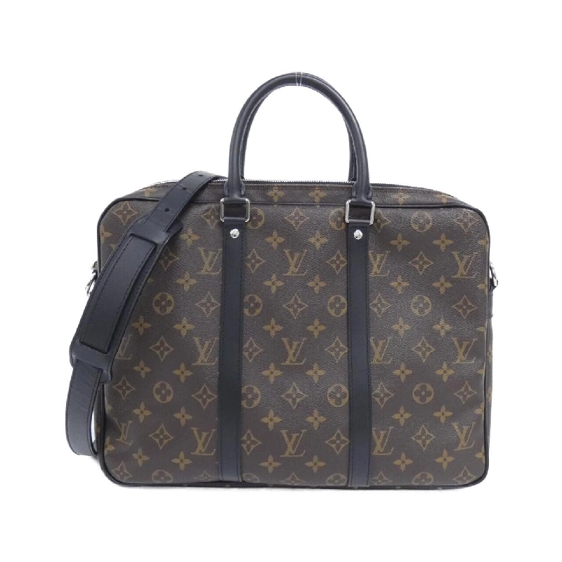 Túi xách Louis Vuitton Monogram Macassar Porte Document Voyage PM M52005 - Hàng hiệu Authentic 764837