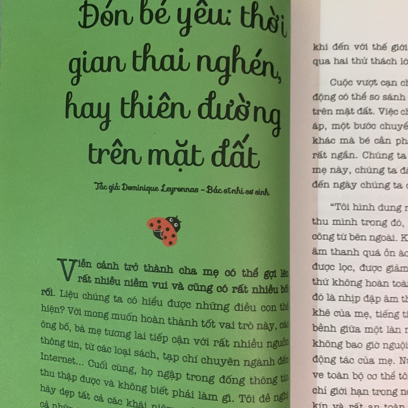 Sách mẹ và bé:ĐỂ LUÔN CƯỜI SAU TIẾNG KHÓC ĐẦU TIÊN(mới 98%) 149877