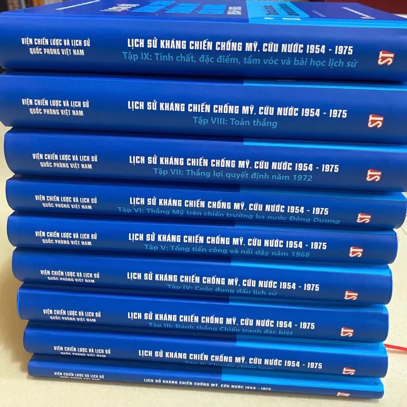 LỊCH SỬ KHÁNG CHIẾN CHỐNG MỸ CỨU NƯỚC  (1945-1975) - Bộ 9 tập bìa cứng 751388