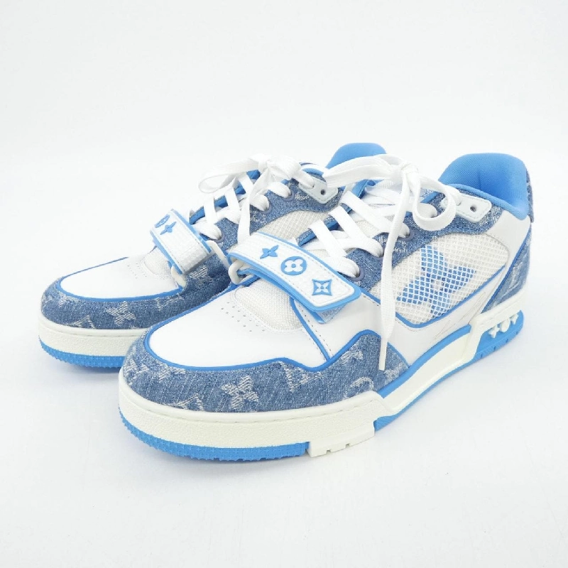 Giày sneaker Louis Vuitton LV Trainer Line Monogram Denim - Hàng hiệu Chính hãng 906825