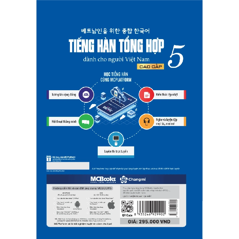 Tiếng Hàn Tổng Hợp Dành Cho Người Việt Nam - Cao Cấp 5 - Bản Màu - Nhiều Tác Giả 285262