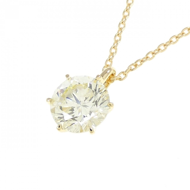 K18YG Dây chuyền kim cương 1.118CT VLY I1 VG - Hàng hiệu Chính hãng 873615