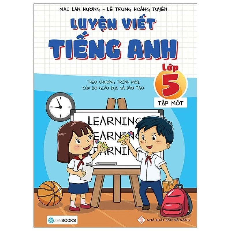 Đọc sách cùng PK - Sách Luyện viết tiếng anh lớp 5 - Tập 1 - Mai Lan Hương - Lê Trung Hoàng Tuyến (2019) New 100%  - Zenbooks 236804
