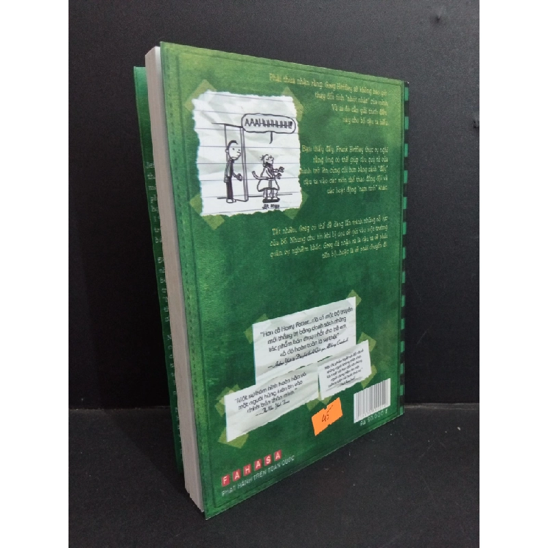 Nhật ký chú bé nhút nhát Giọt nước tràn ly mới 80% ố nhẹ 2011 HCM2811 Jeff Kimey VĂN HỌC 355958