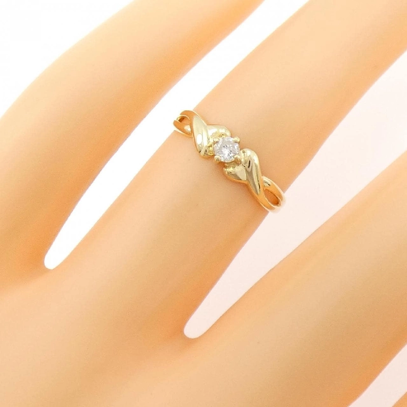 Nhẫn kim cương K18YG - Hàng hiệu Authentic 849296