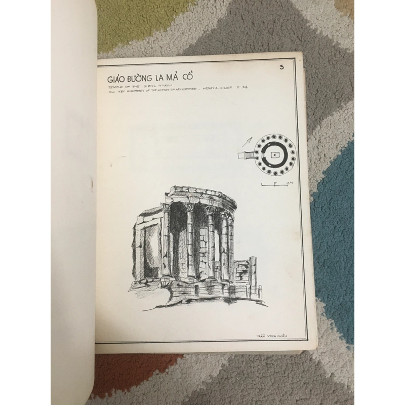 (1970-1971) Tập vẽ tay về Lịch Sử Kiến trúc Tôn Giáo của sinh viên Đại học Kiến Trúc 279447