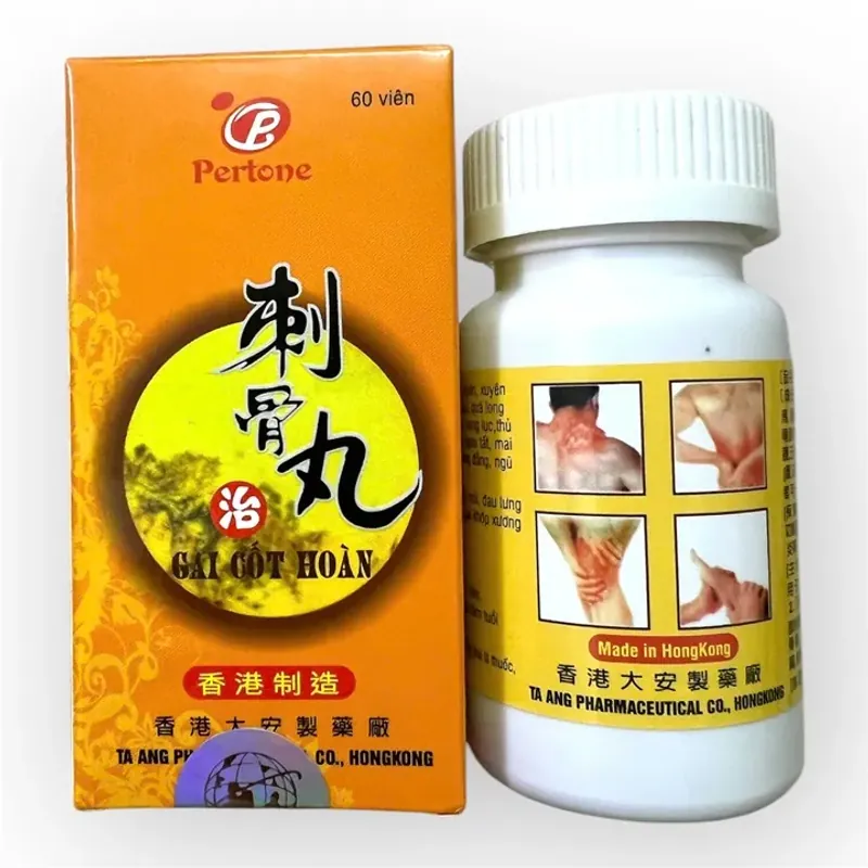 Viên uống Gai cốt hoàn hỗ trợ đau nhức xương khớp, phong thấp nhức mỏi, đau lưng 800878