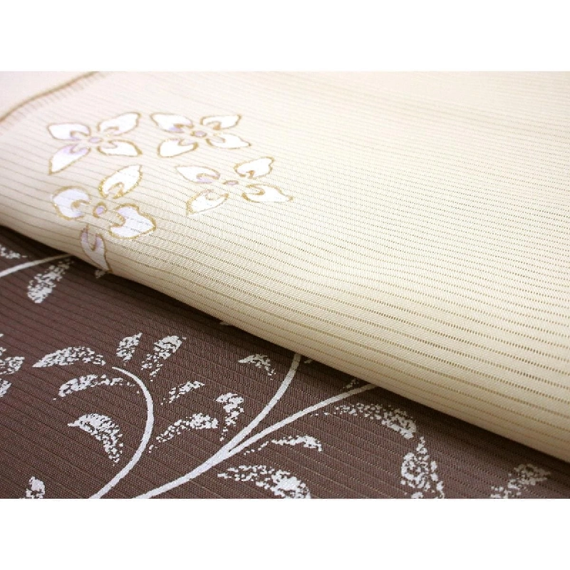 Áo kimono đơn lớp lưới thăm viếng, nhuộm bokeh chế tác Yūzen, kích thước rộng L - Hàng hiệu Authentic 875181