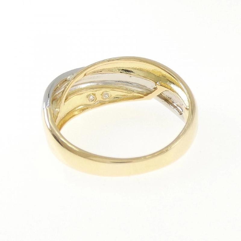 K18YG/PT900 Nhẫn Kim Cương - Hàng hiệu Chính hãng 854483