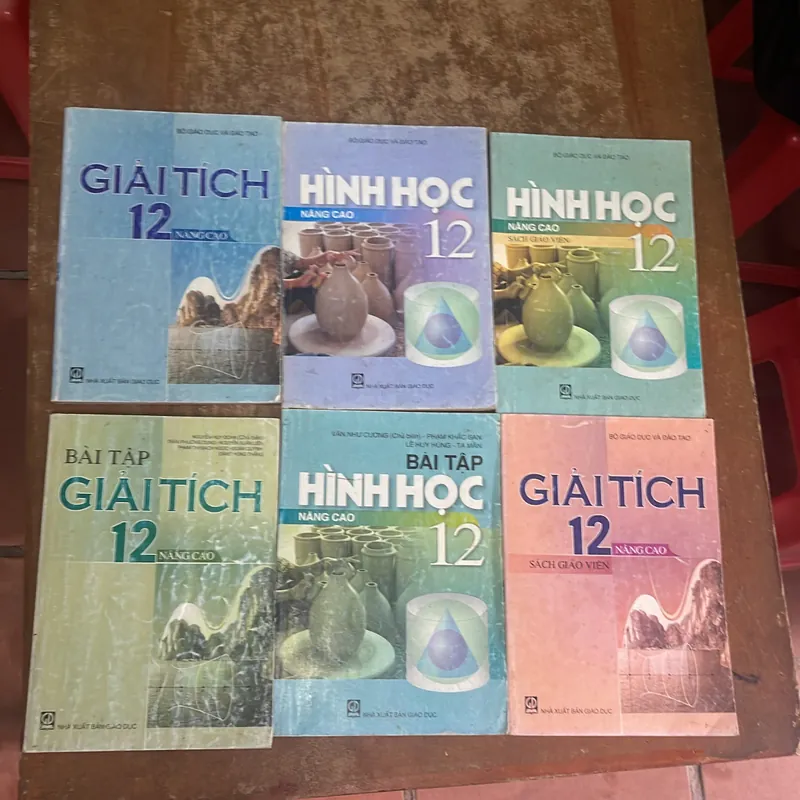 BỘ SÁCH TOÁN 12 NÂNG CAO trọn bộ 6 cuốn 733585