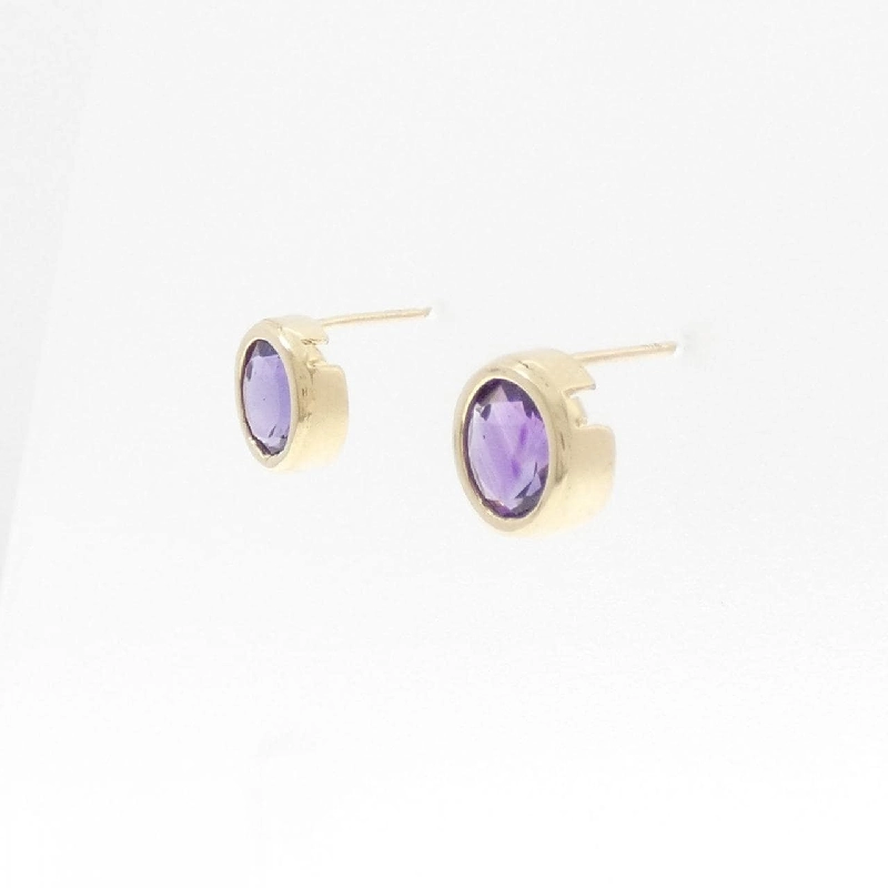 K14YG Amethyst Earrings - Hàng hiệu Authentic 872349