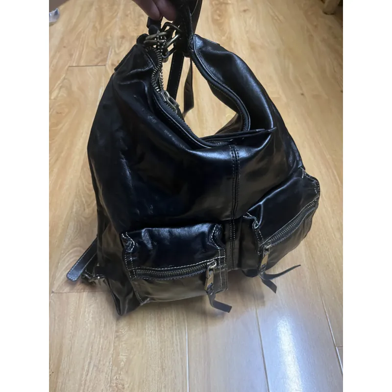 Balo nữ 31*33*9 da thật 2hand 973253