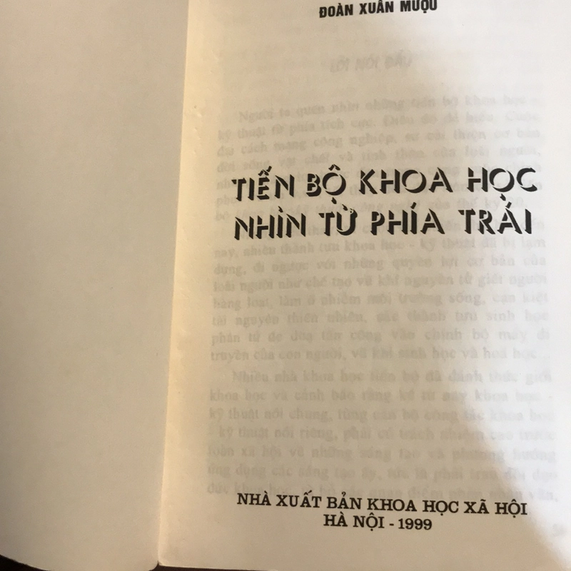 TIẾN BỘ KHOA HỌC NHÌN TỪ PHÍA TRÁI 499795