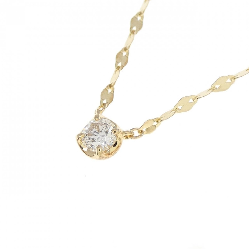 K18YG Dây chuyền kim cương 0.13CT - Hàng hiệu Chính hãng 860390