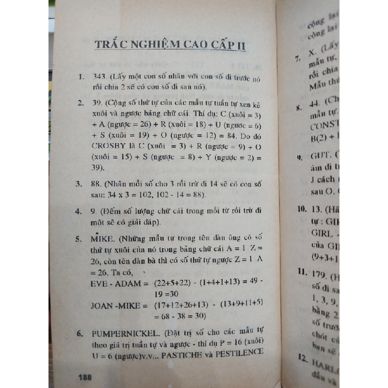 Đố vui trí tuệ 549386