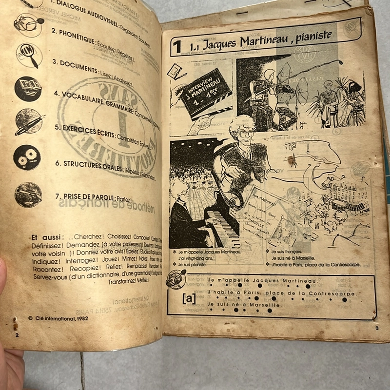 SANS FRONTIERES 1 MÉTHODE DE FRANÇAIS ECLE INTERNATIONAL 1988 TOURS   496175