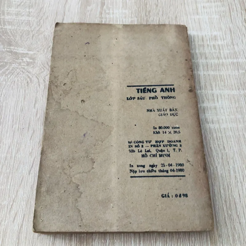 TIẾNG ANH LỚP 6 PHỔ THÔNG  974833