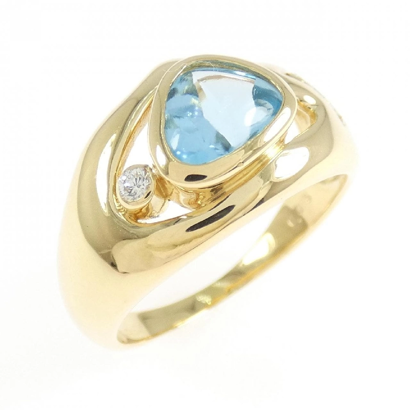 Nhẫn Blue Topaz K18YG - Hàng hiệu Authentic 853539