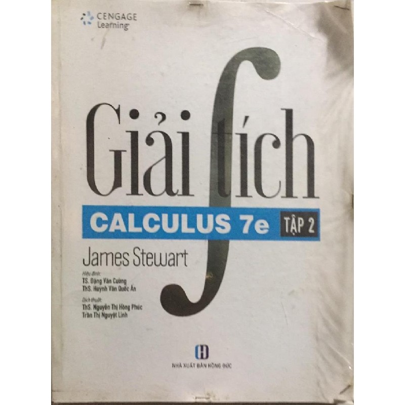 Giải Tích (Tiếng Việt) - Calculus 7e - James Stewart - Full 2 tập 22273