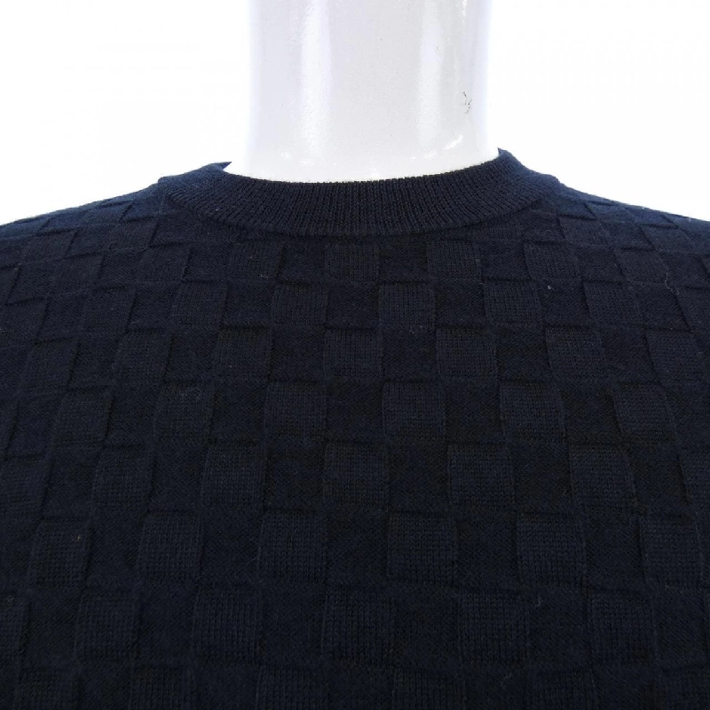 Louis Vuitton LOUIS VUITTON Áo len cổ tròn Damier HJN40WVOR - Hàng hiệu Chính hãng 894553