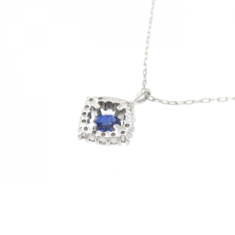 Dây chuyền Sapphire PT950/PT900 0.18CT - Hàng hiệu Chính hãng 861239