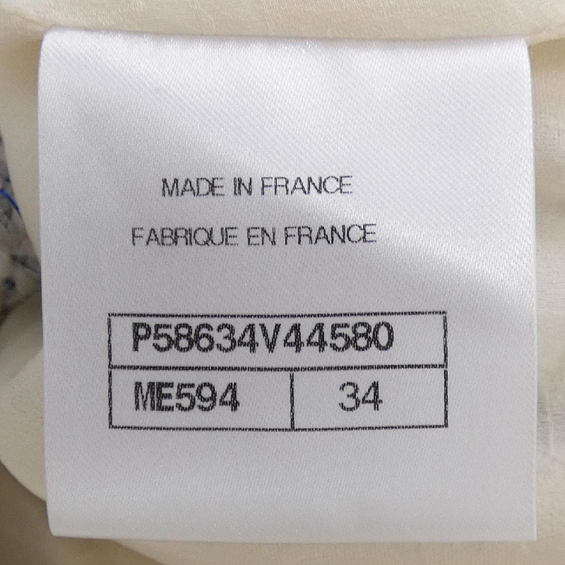 Áo khoác không cổ CHANEL 633458