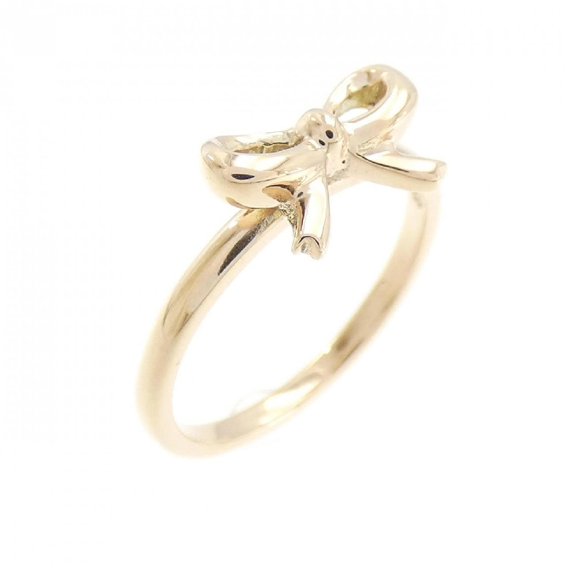 Nhẫn hồng K10PG hình ruy băng - Hàng hiệu Authentic 838550