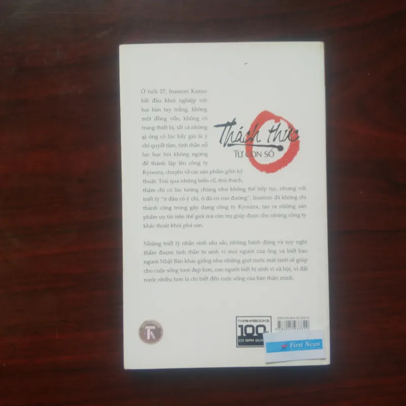 [Sách Doanh Nhân] Thách Thức Từ Con Số 0 (Inamori Kazuo) - Nhà Sáng Lập Công Ty Kyocera 977873