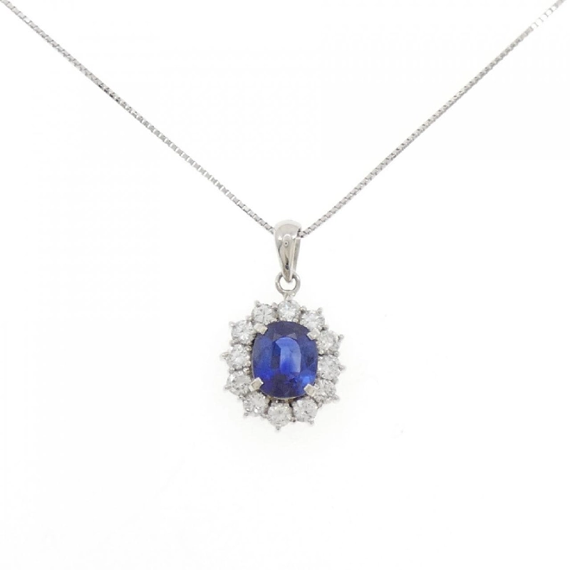 Dây chuyền Sapphire PT900/PT850 2.24CT - Hàng hiệu Chính hãng 858121