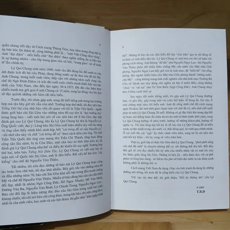 Hồi Ký Không Tên - Lý Quí Chung (Chánh Trinh) 713288