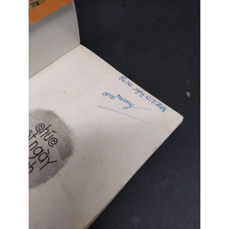 Chúc một ngày tốt lành mới 70% ố vàng có chữ ký và ẩm trang đầu 2018 HCM1410 Nguyễn Nhật Ánh VĂN HỌC 917412