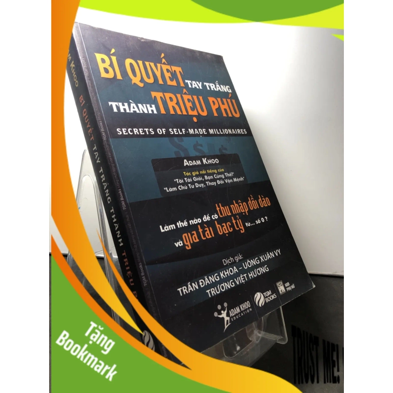 (TẶNG BOOKMARK) Bí quyết tay trắng thành triệu phú 2014 mới 85% bẩn nhẹ Adam Khoo RBK2308 KỸ NĂNG 939623