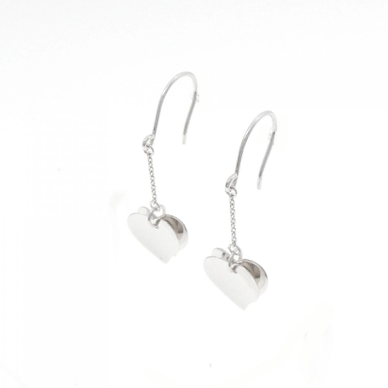 K18WG Bông tai hình trái tim - Hàng hiệu Chính hãng 869908