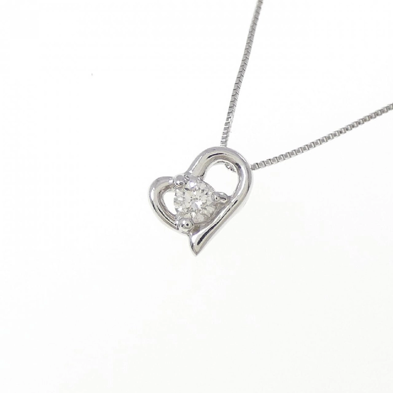 Dây chuyền kim cương hình trái tim PT900/PT850 0.10CT - Hàng hiệu Chính hãng 861153