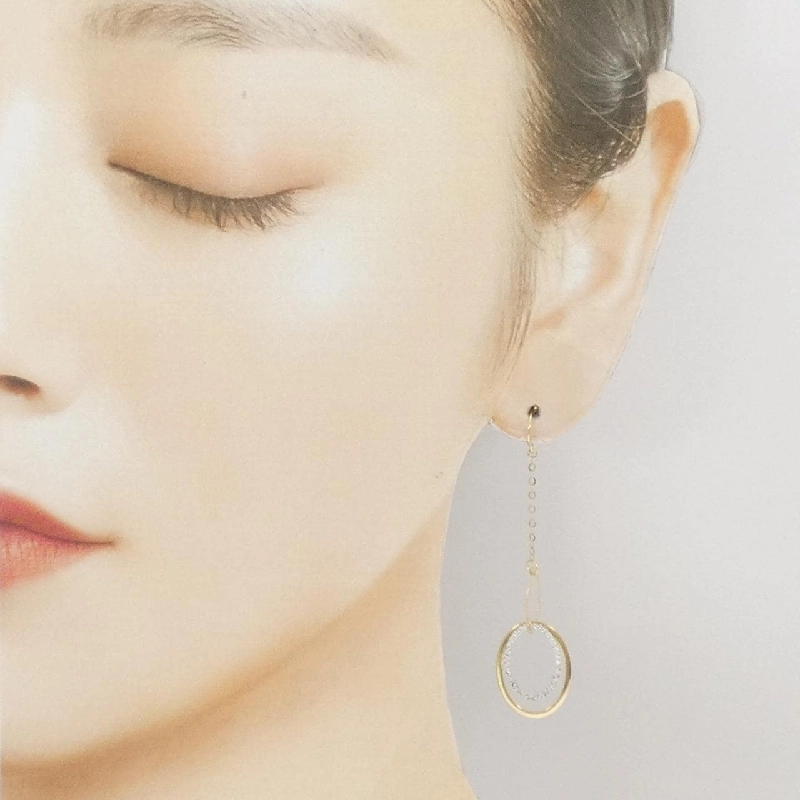 K18YG/K18WG Bông tai - Hàng hiệu Authentic 866581