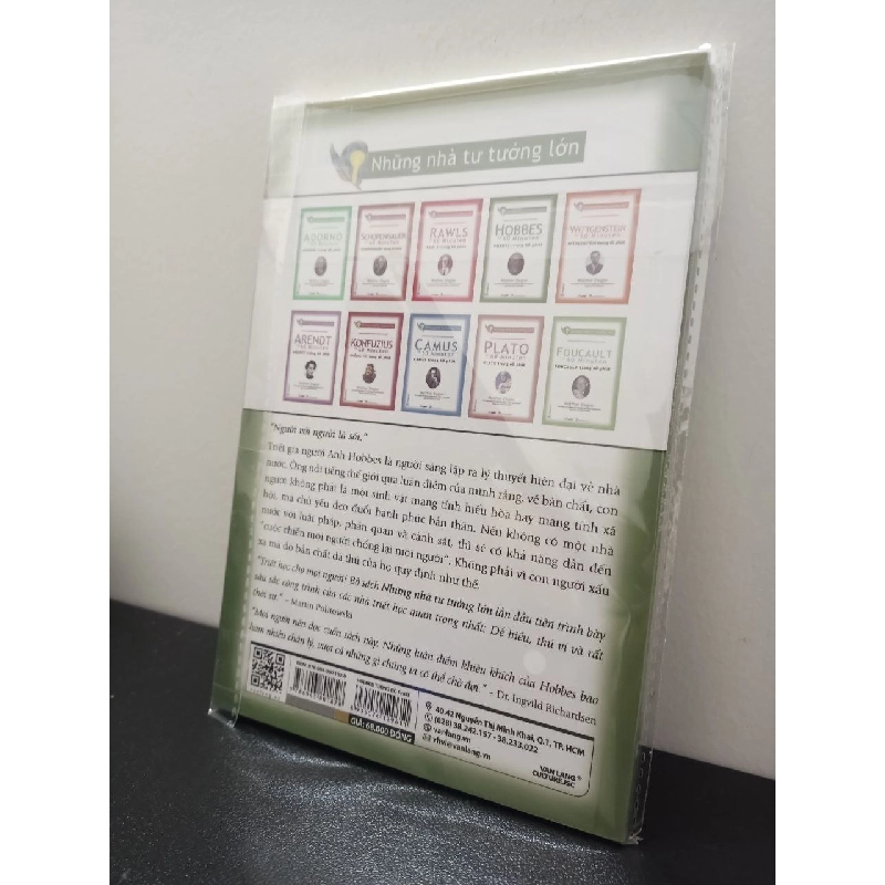 Những Nhà Tư Tưởng Lớn - Hobbes - Walther Ziegler New 100% HCM.ASB1403 911244
