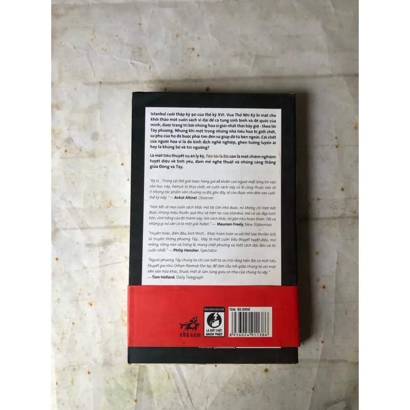 Tên Tôi Là Đỏ - Orhan Pamuk 736217