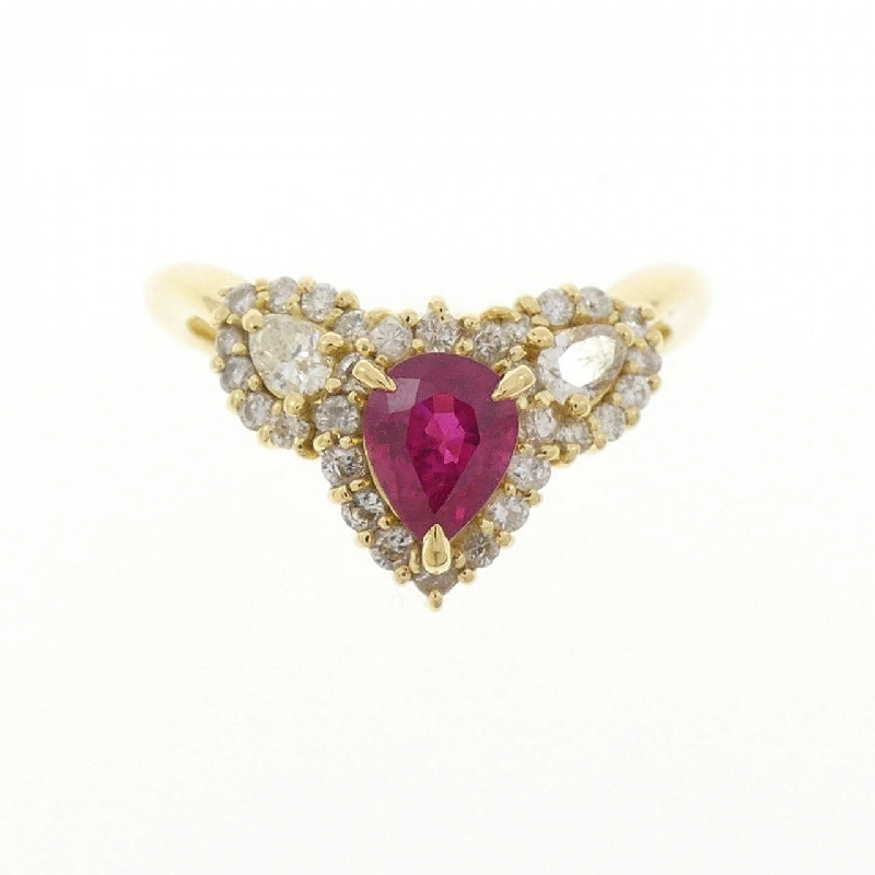 Nhẫn Ruby K18YG 0.59CT 667560