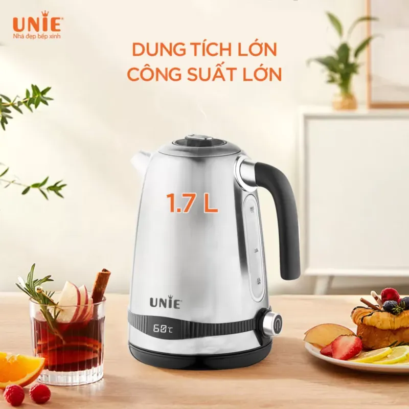 ☕🌡️ Ấm siêu tốc UNIE UEK1761S – Tùy chỉnh nhiệt độ nước chuẩn xác 732505