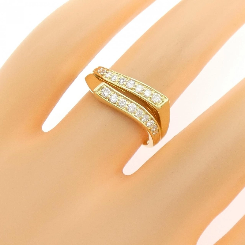 Nhẫn kim cương K18YG 0.30CT - Hàng hiệu Authentic 850352