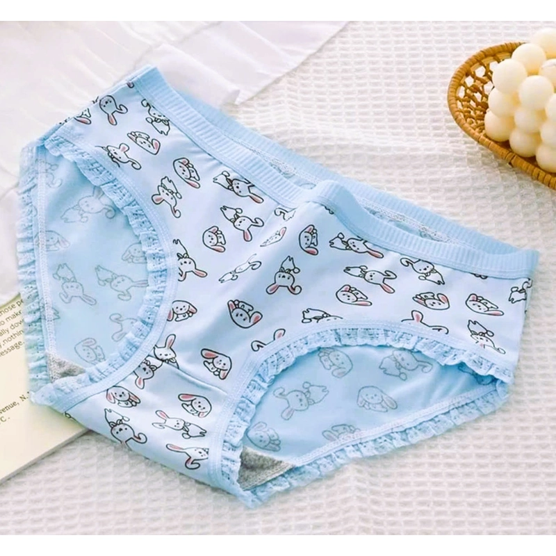 Quần lót cotton nữ với họa tiết dễ thương trẻ trung 398703