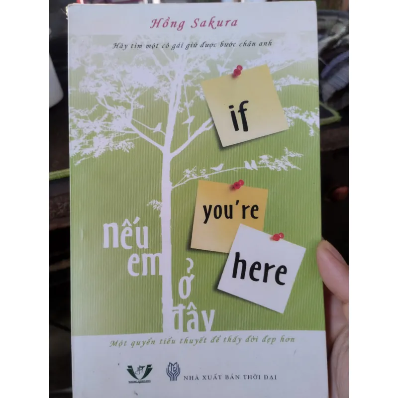 tiểu thuyết "Nếu Em Ở Đây (If You're Here)" của tác giả Hồng Sakura. 



 695697