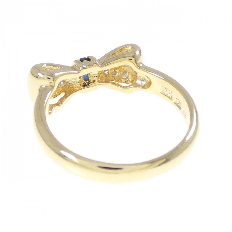 Nhẫn Sapphire Ruy Băng K18YG - Hàng hiệu Chính hãng 849502