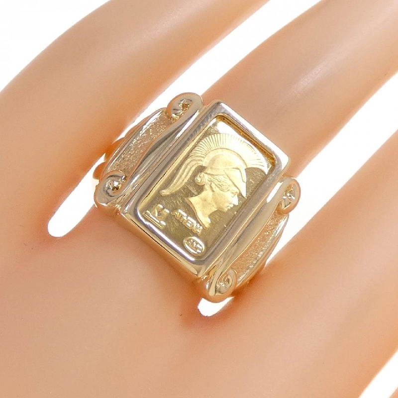 Nhẫn K18YG(枠) 666699