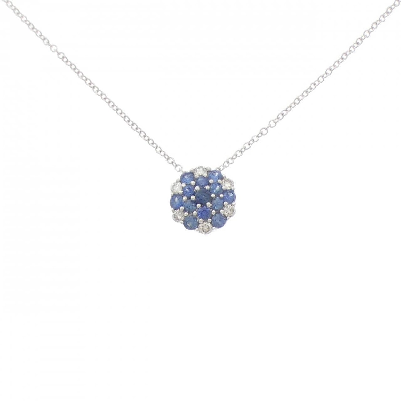 K18WG Sapphire Necklace - Hàng hiệu Authentic 857056