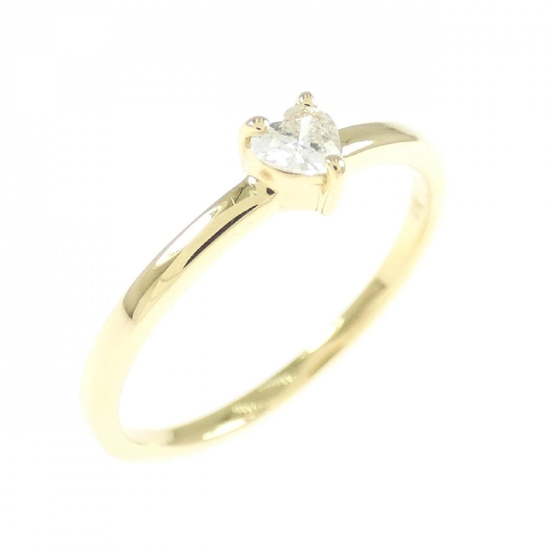 Nhẫn kim cương hình trái tim K18YG 669531