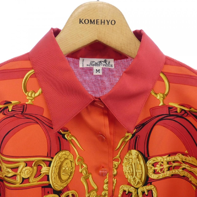 【Mã giảm giá】【Cổ điển】Áo HERMES 642123