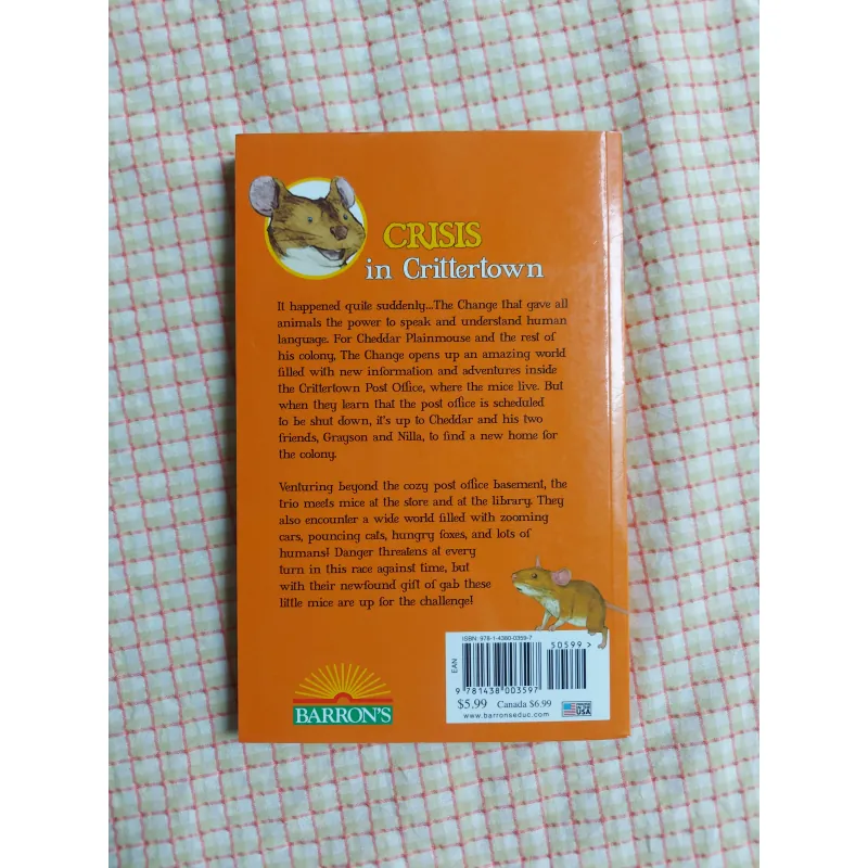 CRISIS IN CRITTERTOWN
(Cheddar’s Tales – Justine Fontes) 974972
